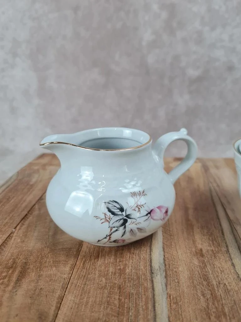 Duo sucrier & pot à lait en porcelaine Tognana 🇮🇹 – photo 3